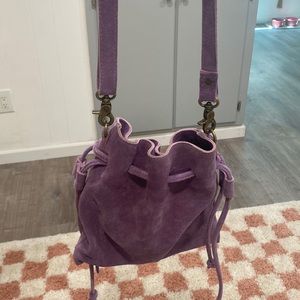 Free People suede purse